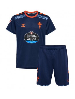 Celta Vigo Replika Borta Kläder Barn 2024-25 Kortärmad (+ byxor)